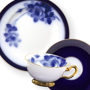 大倉陶園 【大倉陶園直営店】 ＜直営店限定＞ブルーローズ（8011