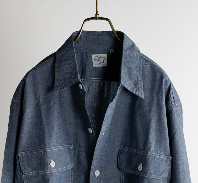 orslow オアスロウ 01-8064-84 シャンブレーワークシャツ CHAMBRAY