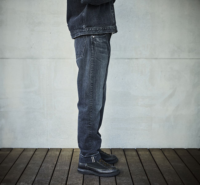 orslow オアスロウ 105 STANDARD SELVEDGE DENIM BLACK STONE WASH