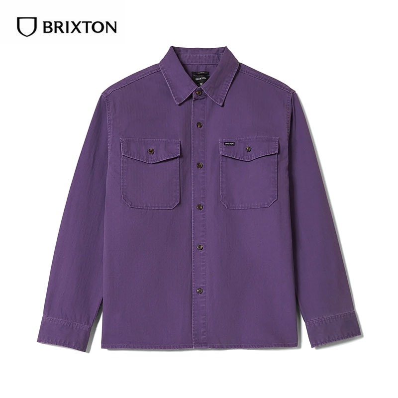 BRIXTON（ブリクストン） HERRINGBONE LW RELAXED OVERSHIRT シャツ