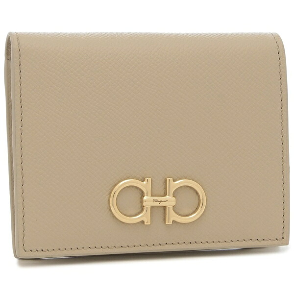 FERRAGAMO（フェラガモ） 二つ折り財布 ガンチーニ コンパクト財布