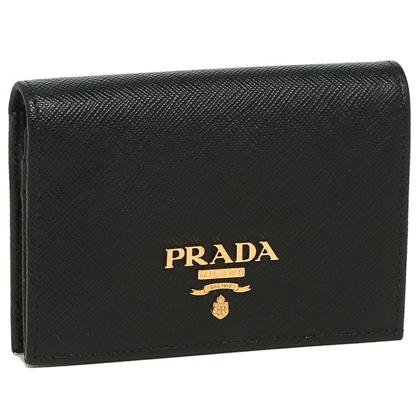 PRADA（プラダ） 二つ折り財布 サフィアーノ ミニ財布 レディース