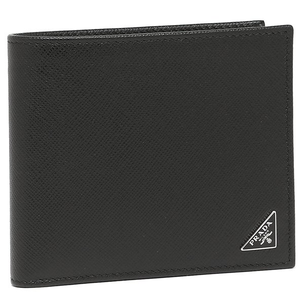 PRADA（プラダ） 二つ折り財布 サフィアーノ メンズ PRADA 2MO738 QHH