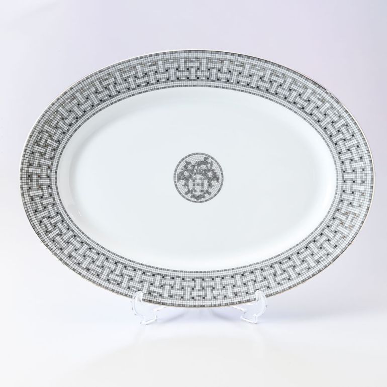 HERMES（エルメス） モザイク ヴァンキャトル プラチナ オーバル