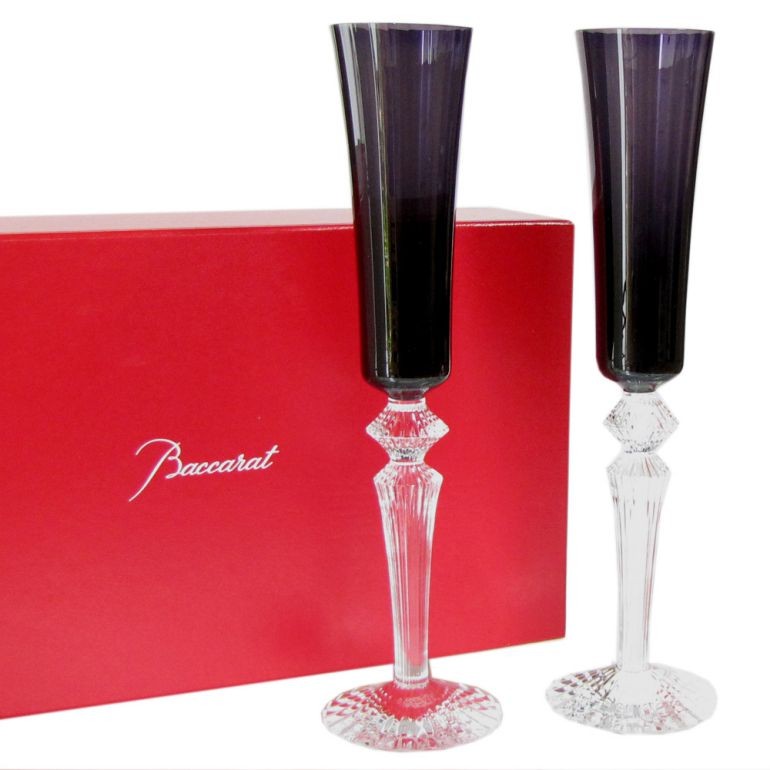 バカラシャンパングラス ミルニュイバイオレット 【公式通販】