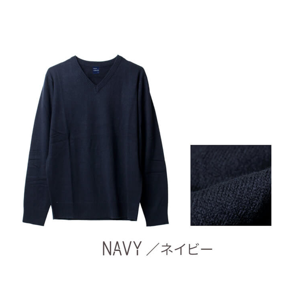 セーター メンズ Vネック ニット カシミアタッチ ビジネス スーツ