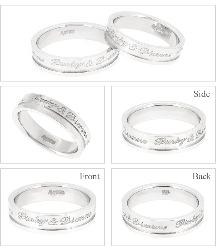 PINKY&DIANNE（ピンキー アンド ダイアン） ペアリング シルバー