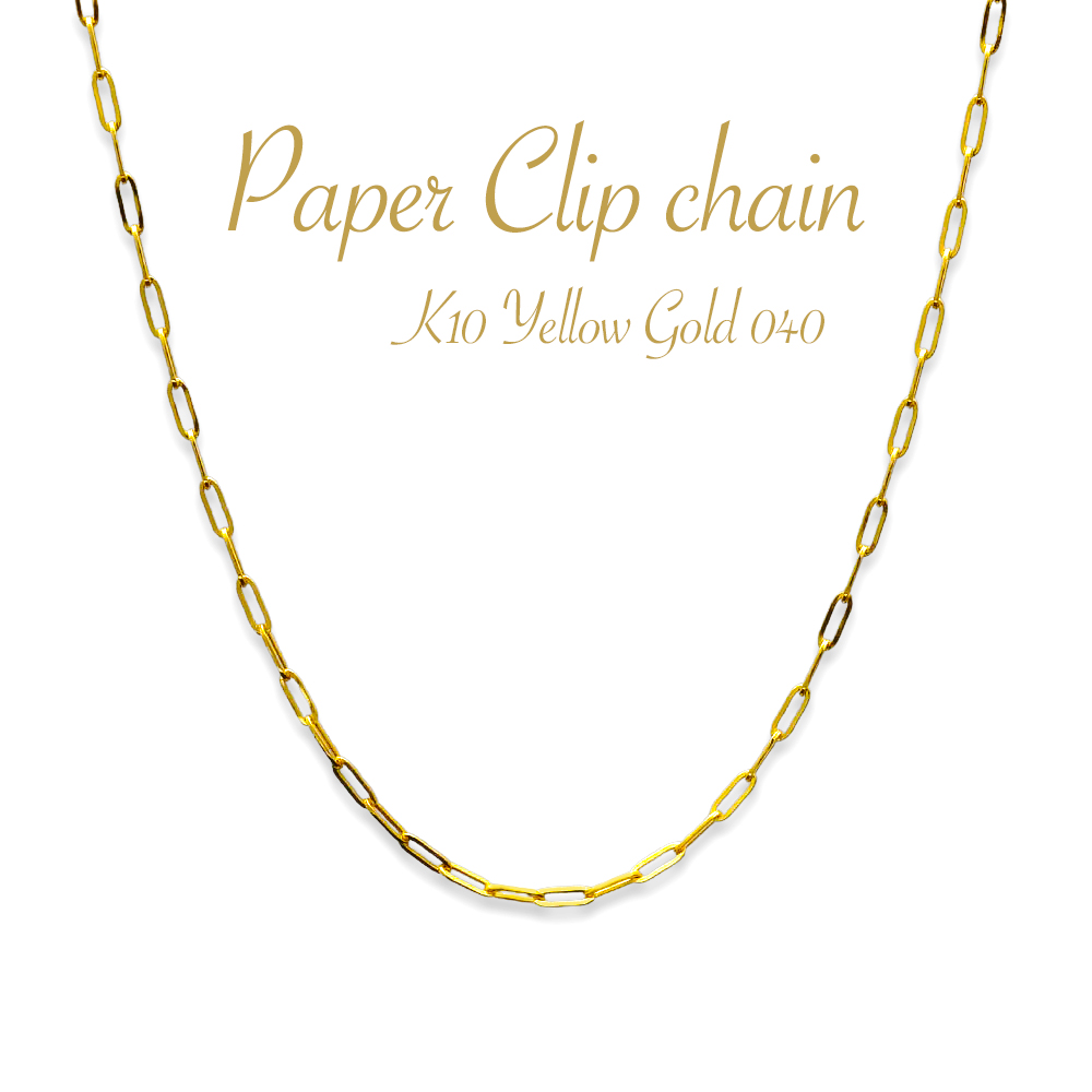 ALOHA MANA（アロハマナ） k10 ペーパークリップチェーン ネックレス