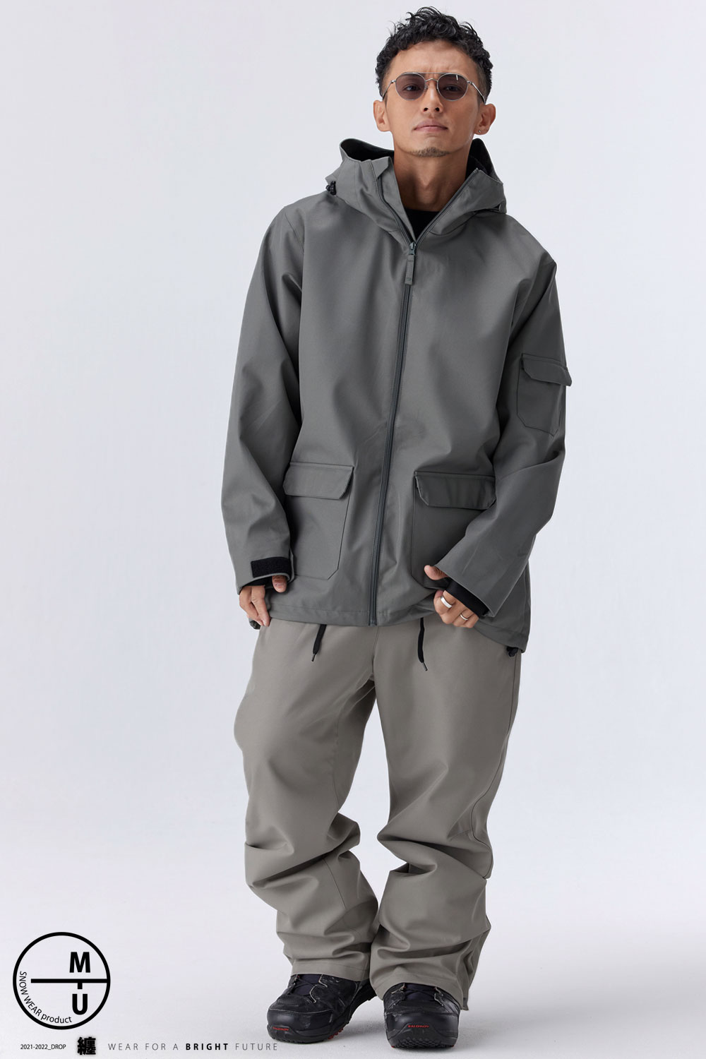 リアリズム スノーボード ウェア メンズ レディース 上下 セット