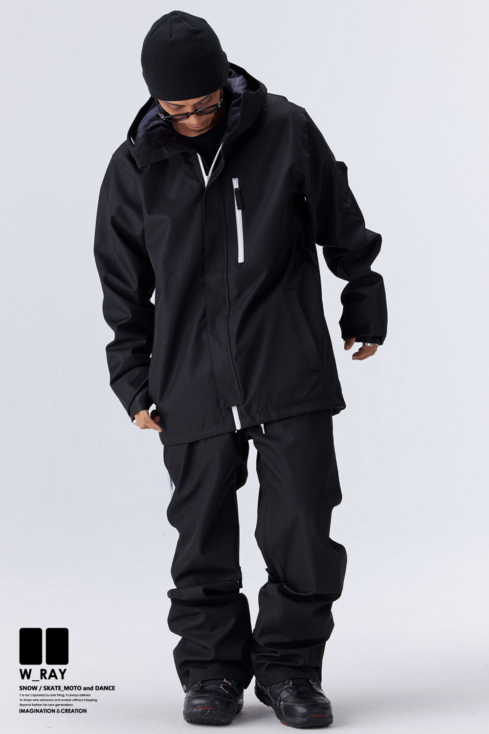 リアリズム スノーボード ウェア メンズ レディース 上下 セット 型