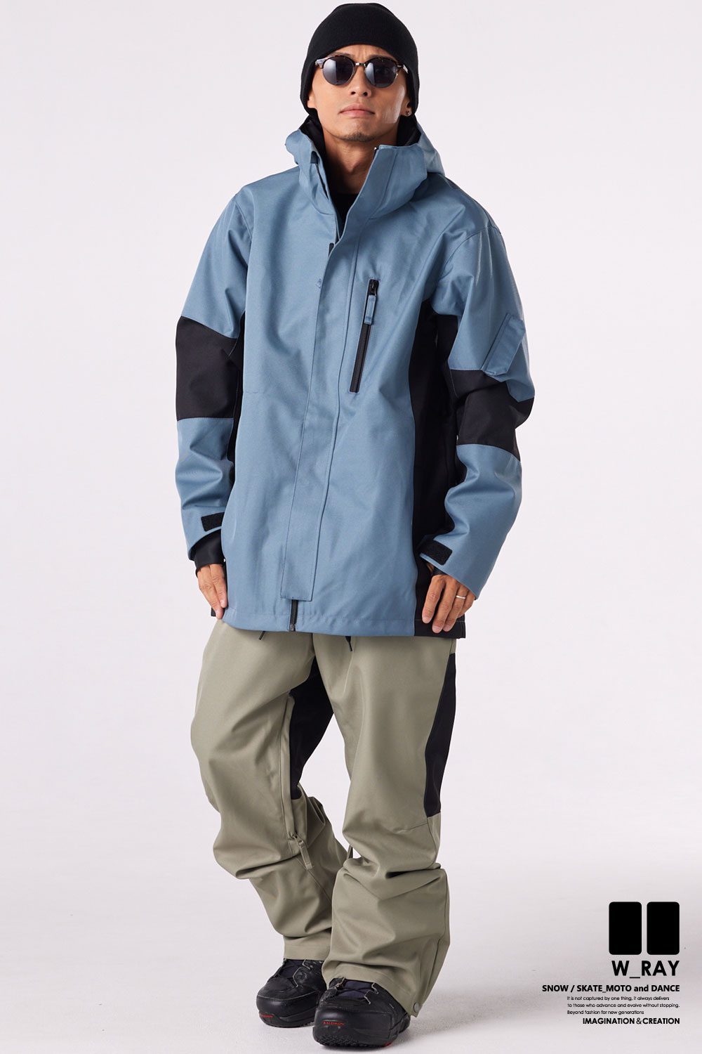 リアリズム スノーボード ウェア メンズ レディース 上下 セット