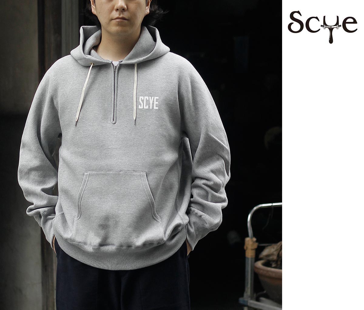 Scye（サイ） 40%OFF セール フリース バック ジャージー フーディー