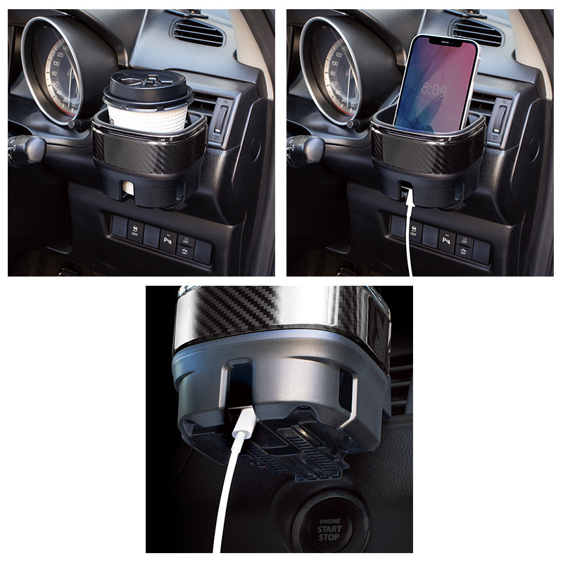 槌屋ヤック PF-408 PF408 yac JEWELカーボンドリンク オニキス