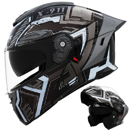 バイクヘルメット フリップアッ プ システム ヘルメット ジェッ ト