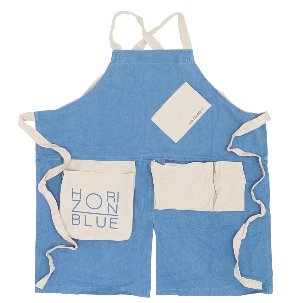 AND PACKABLE】5ポケットエプロン ユニセックス ミルク カモフラ