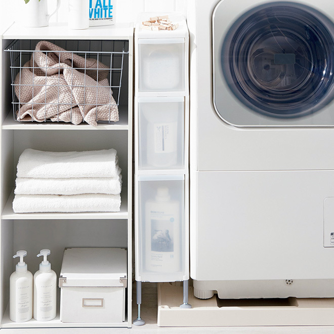 吉川国工業所 隙間収納 すき間収納 幅17cm 洗面台 キッチン 洗濯機横