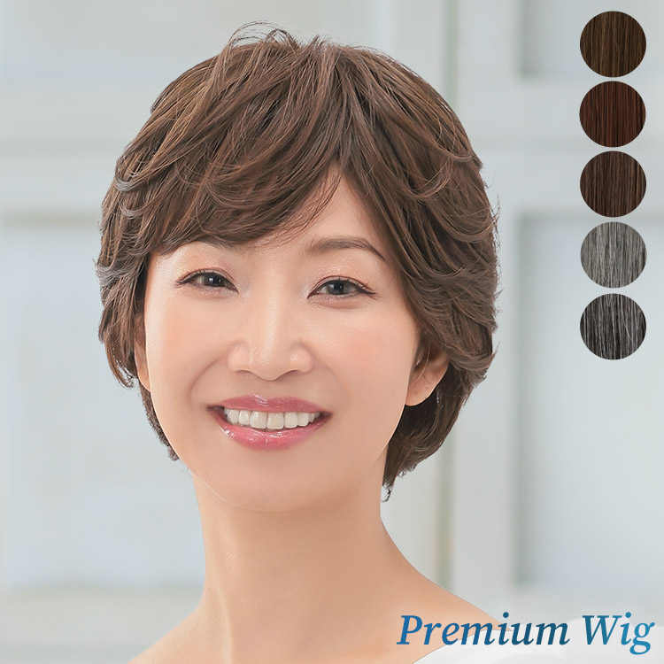 AQUADOLL VENUS ウィッグ 女性 ショート 白髪 医療用ウィッグ 自然