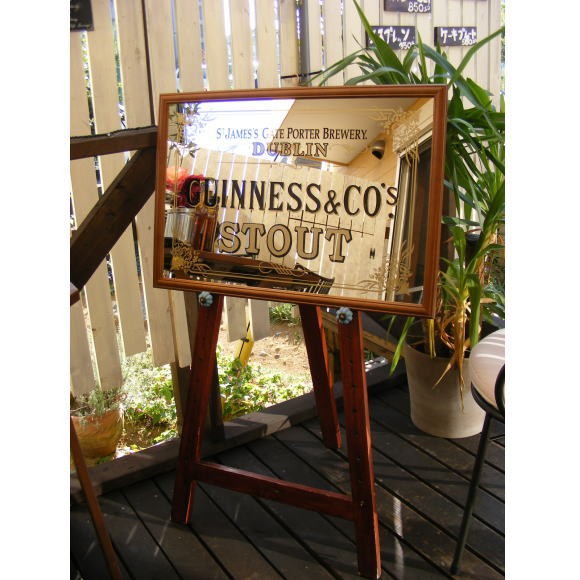 パブミラー ウォールミラー バーミラー 壁掛け鏡 パブサインミラー