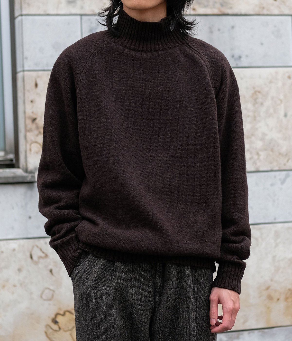 PORT BY ARK PORT BY ARK / ポートバイアーク ： Half Zip Knit / 全3