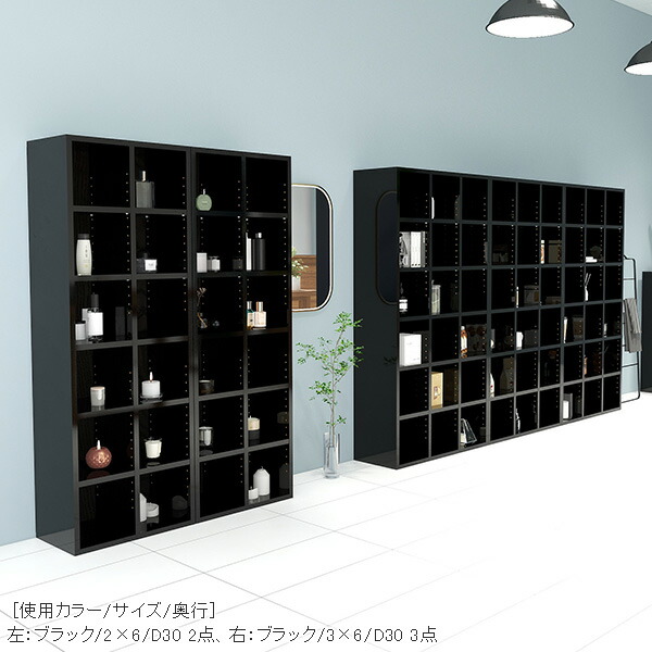 arne（アーネ） 本棚 大容量 カラーボックス オープンラック 2段 a4