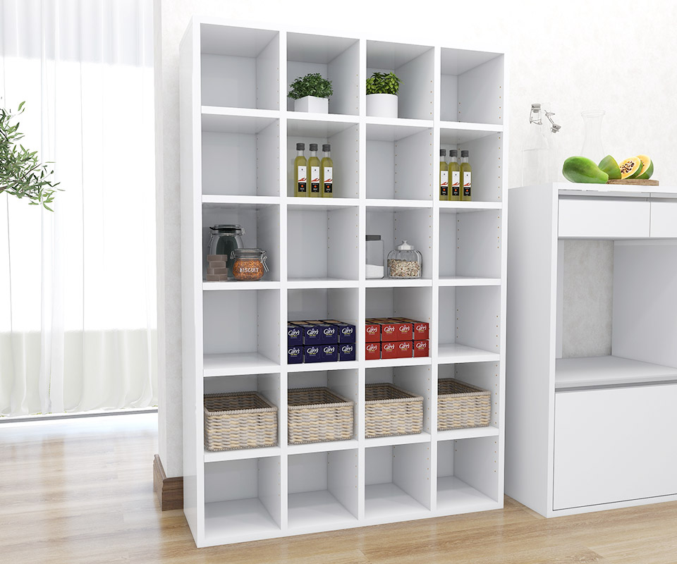 arne（アーネ） 本棚 大容量 おしゃれ ディスプレイラック ホワイト