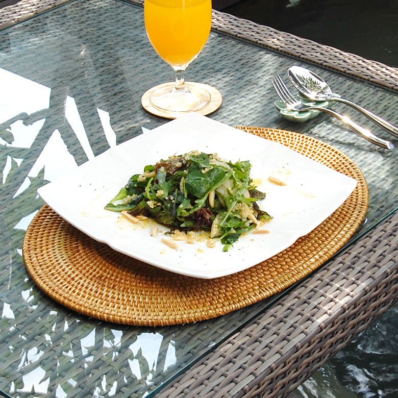 バリ島 トレー小2枚 新品未使用 テーブル用品 キッチン用品 ランチョン