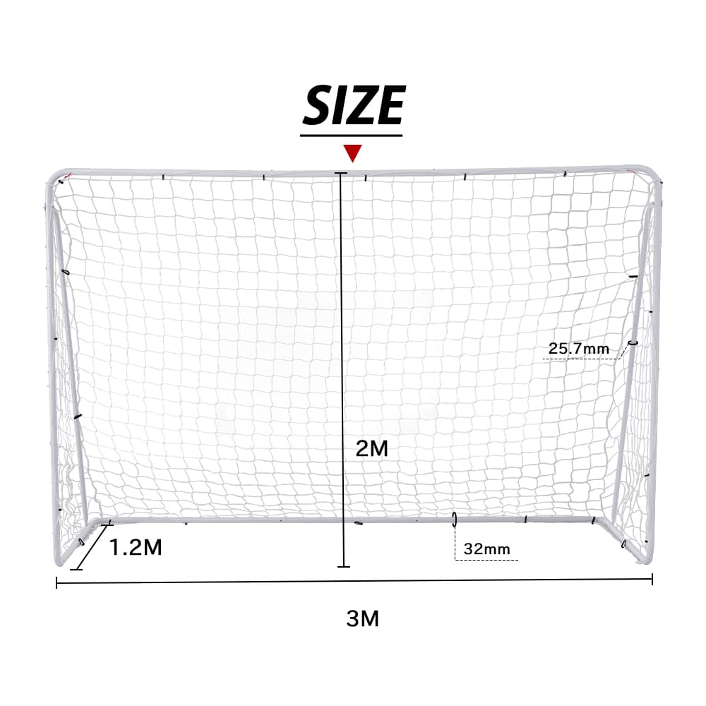 BTM 【全品P5倍☆今夜20時〜4H限定！】フットサルゴール 2台セット 3m