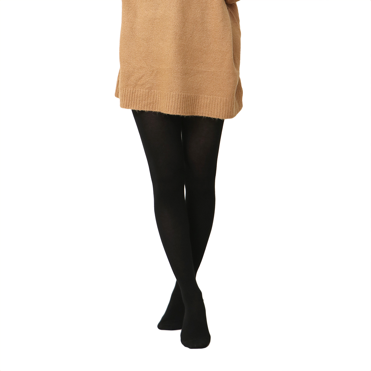 BLEU FORET（ブルーフォレ） タイツ レディース 暖かい 黒 COLLANT