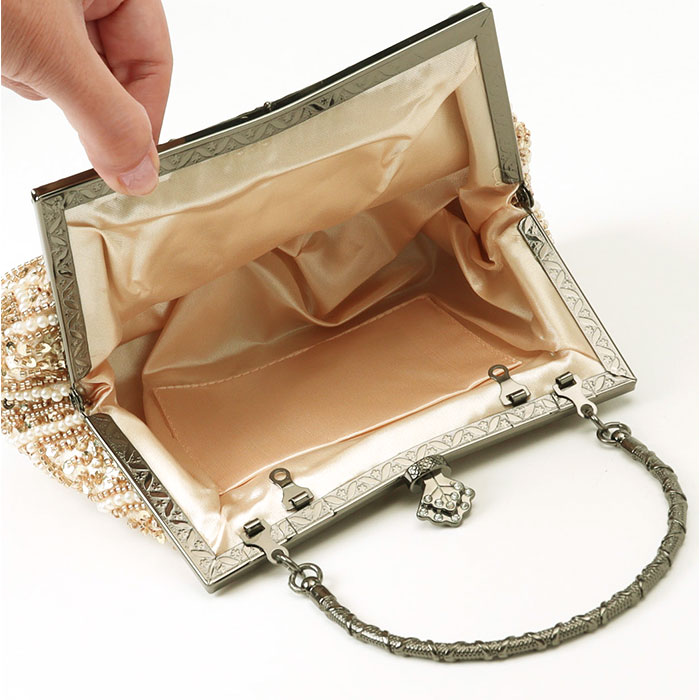 パーティバッグ キラキラ 通販 ビーズ刺繍バッグ クラッチバッグ