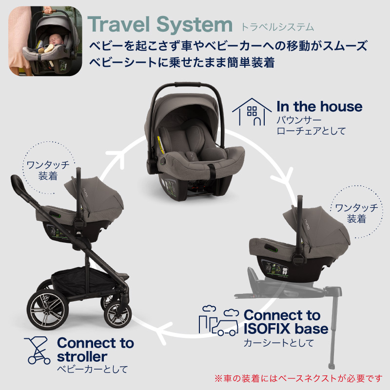 レビュー特典付！ nuna（ヌナ） ベビーカー イクサ ネクスト リベ