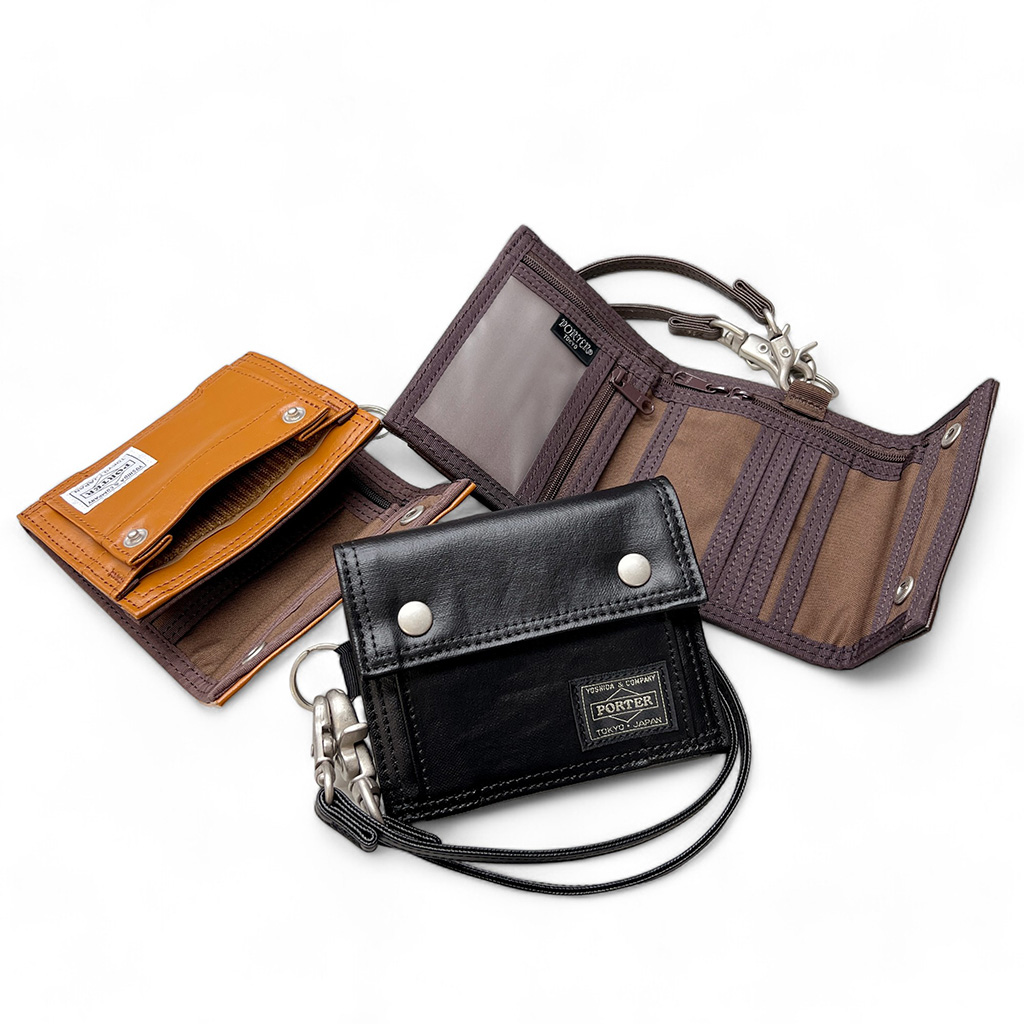 PORTER ポーター フリースタイル 三つ折り財布 707-07175 10 ブラック