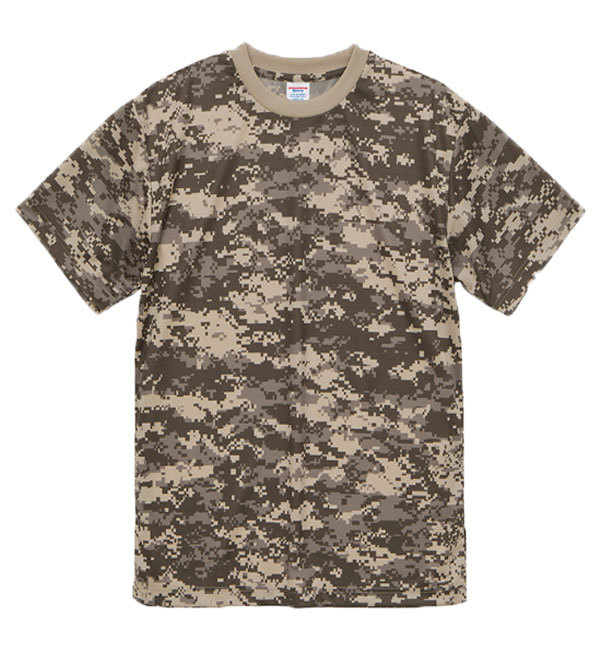 5906-01 4.1オンス ドライアスレチック カモフラージュ Tシャツ (陸上