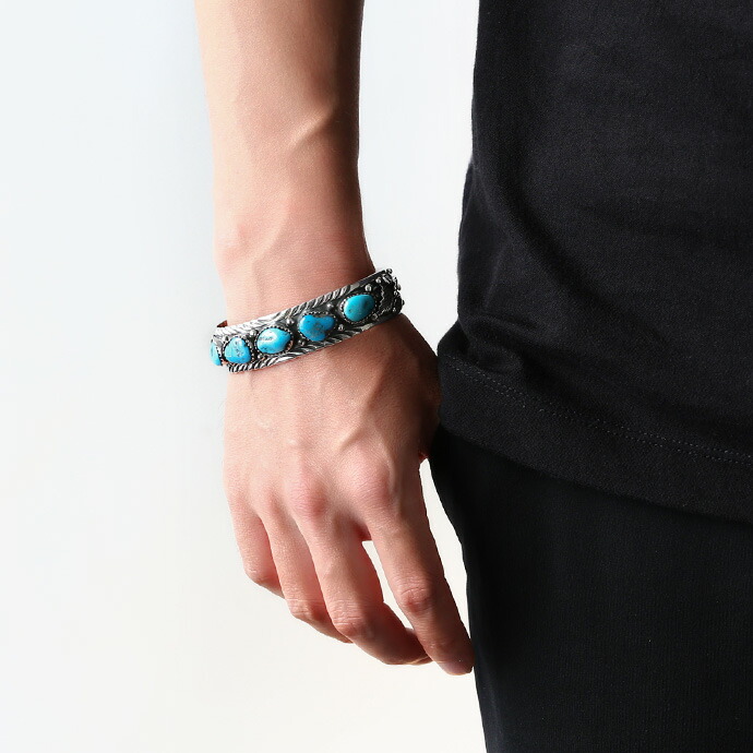 Binich（ビニッチ） ブレスレット メンズ ターコイズ シルバー925