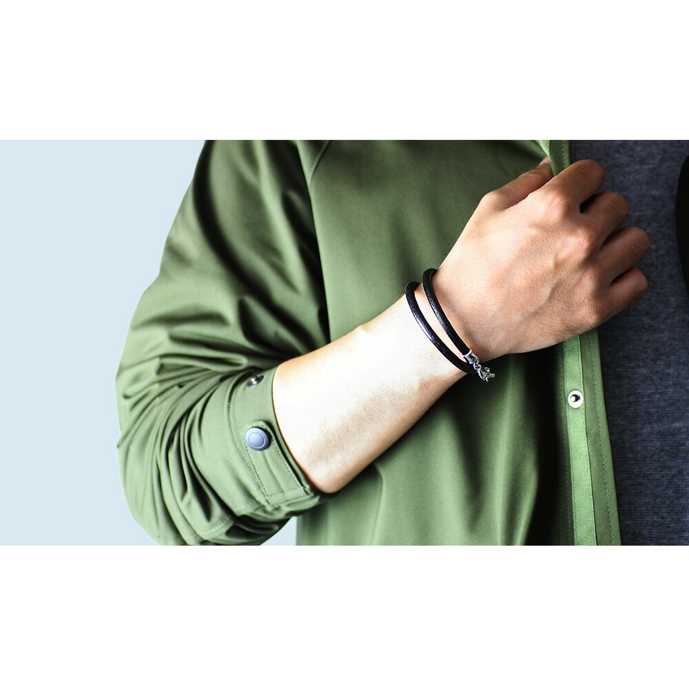 FLUI（フルイ） ブレスレット メンズ ブランド ツインレザー