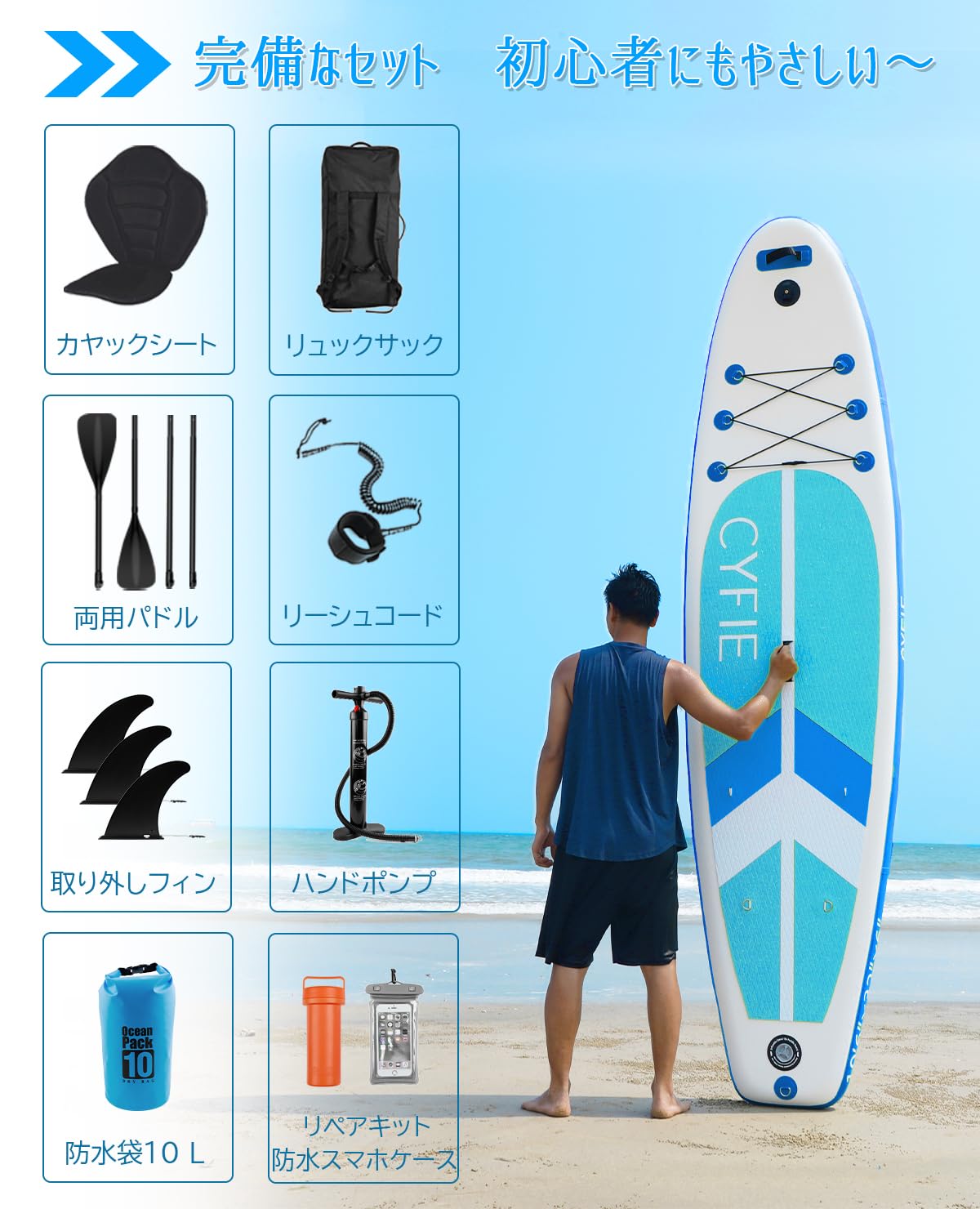 サップボード2回使用 パドルと空気ポンプ未使用 サップボード2回使用