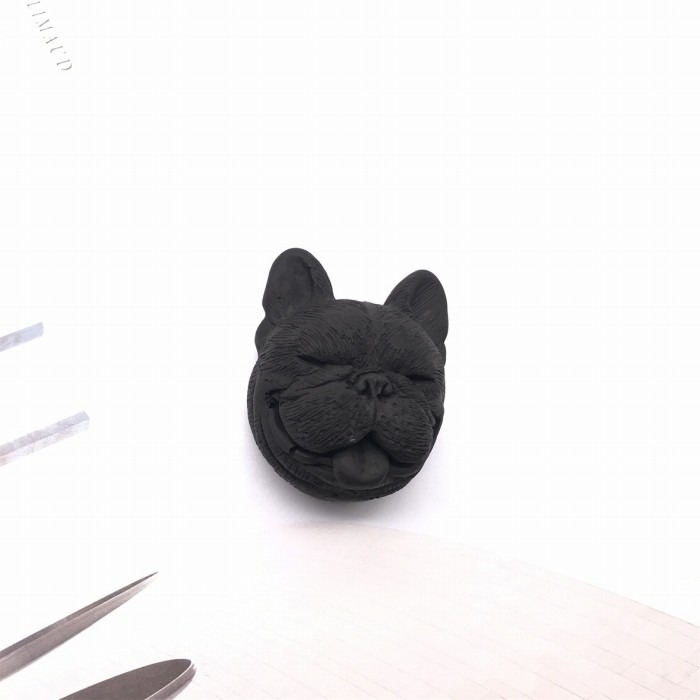 フレンチブルドッグ 雑貨 動物 グッズ アロマストーン 素焼き