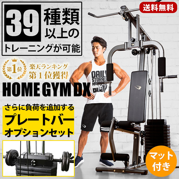 BODYMAKER（ボディメーカー） ホームジムDX プレートバーオプションと