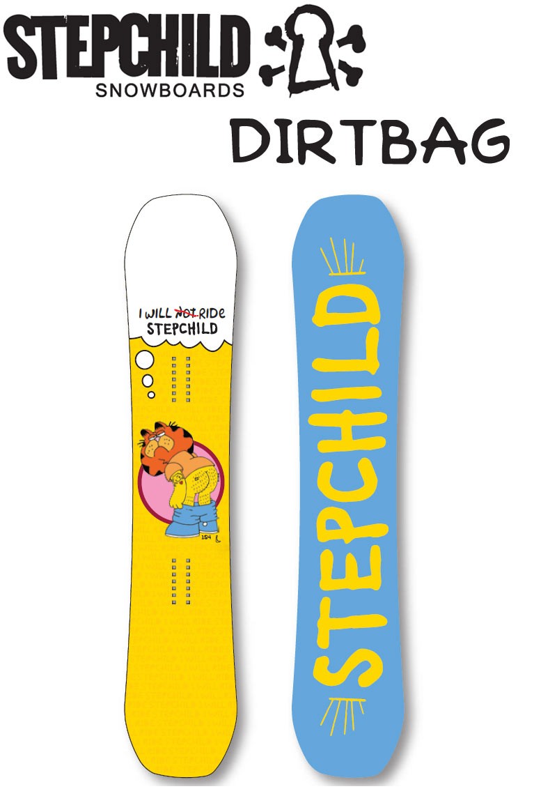 18-19 STEPCHILD/ステップチャイルド DIRTBAG メンズ 板 スノーボード