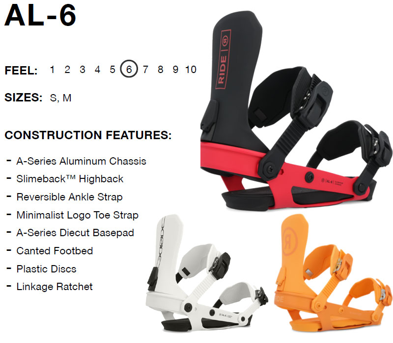24-25 RIDE/ライド AL-6 エーエルシックス レディース ビンディング
