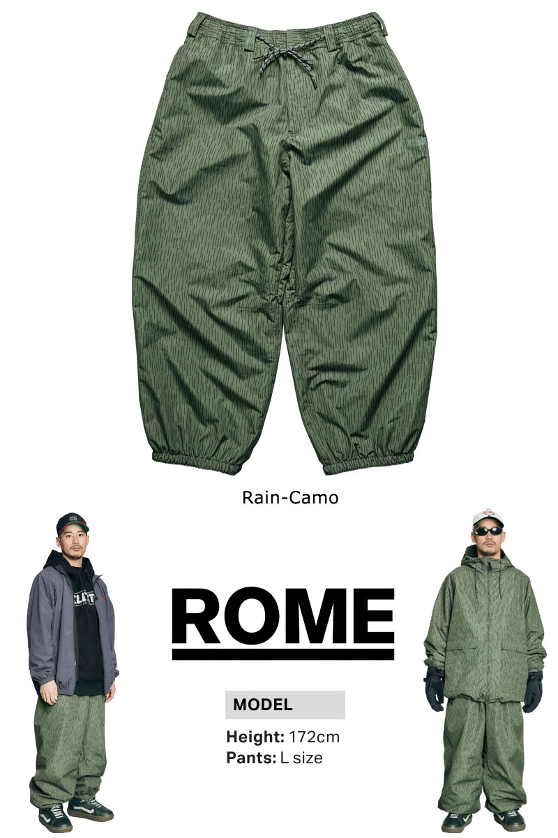 25-26 ROME/ローム PROFIT pant 着用説明動画 メンズ レディース 防水
