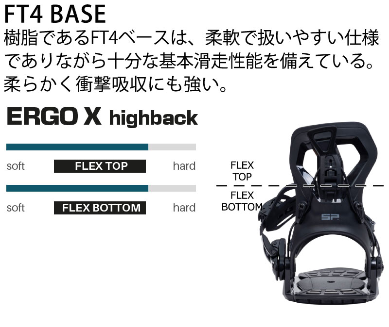 25-26 SP BINDING/エスピーバインディング BASE ベース メンズ