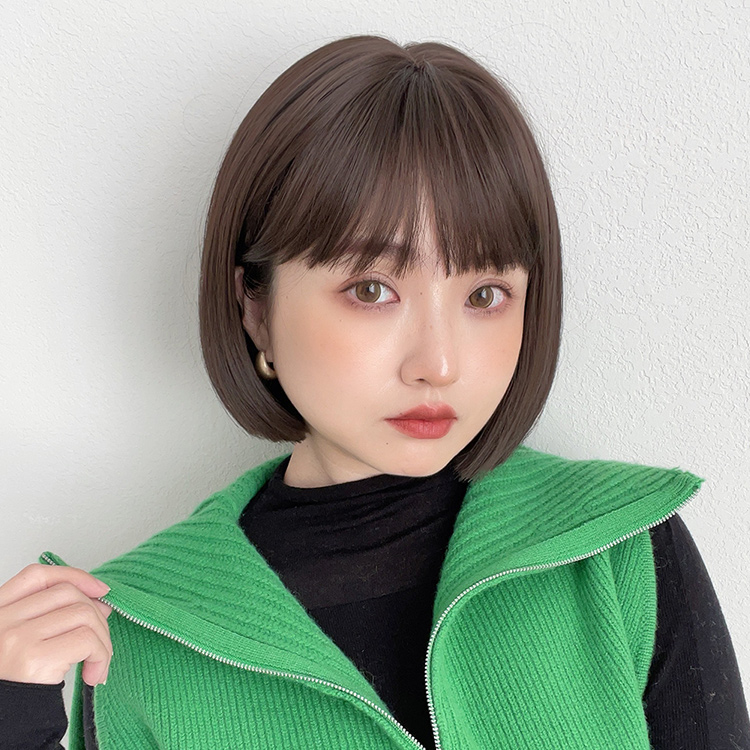 Brightlele（ブライトララ） ウィッグ ボブ ショート 女性 フル