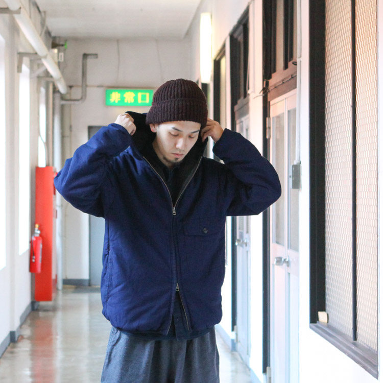 remilla（レミーラ） アウター シャンブレーボアフード 2024AW : BROWN