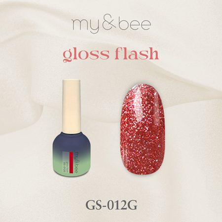 my&bee マイビー グロスフラッシュ 8ml 全12色 : ネイルショップ