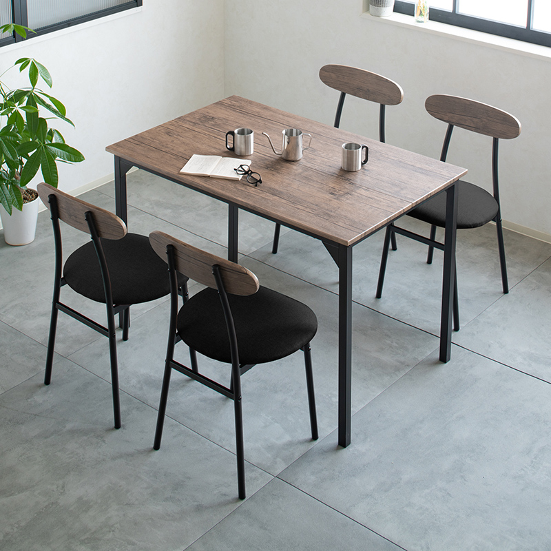 ダイニングテーブルセット 4人用 5点 おしゃれ 幅110cm ダイニング