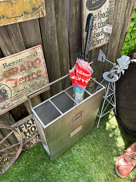 インダストリアル メタル アンブレラスタンド2 （スリムワイド） 傘