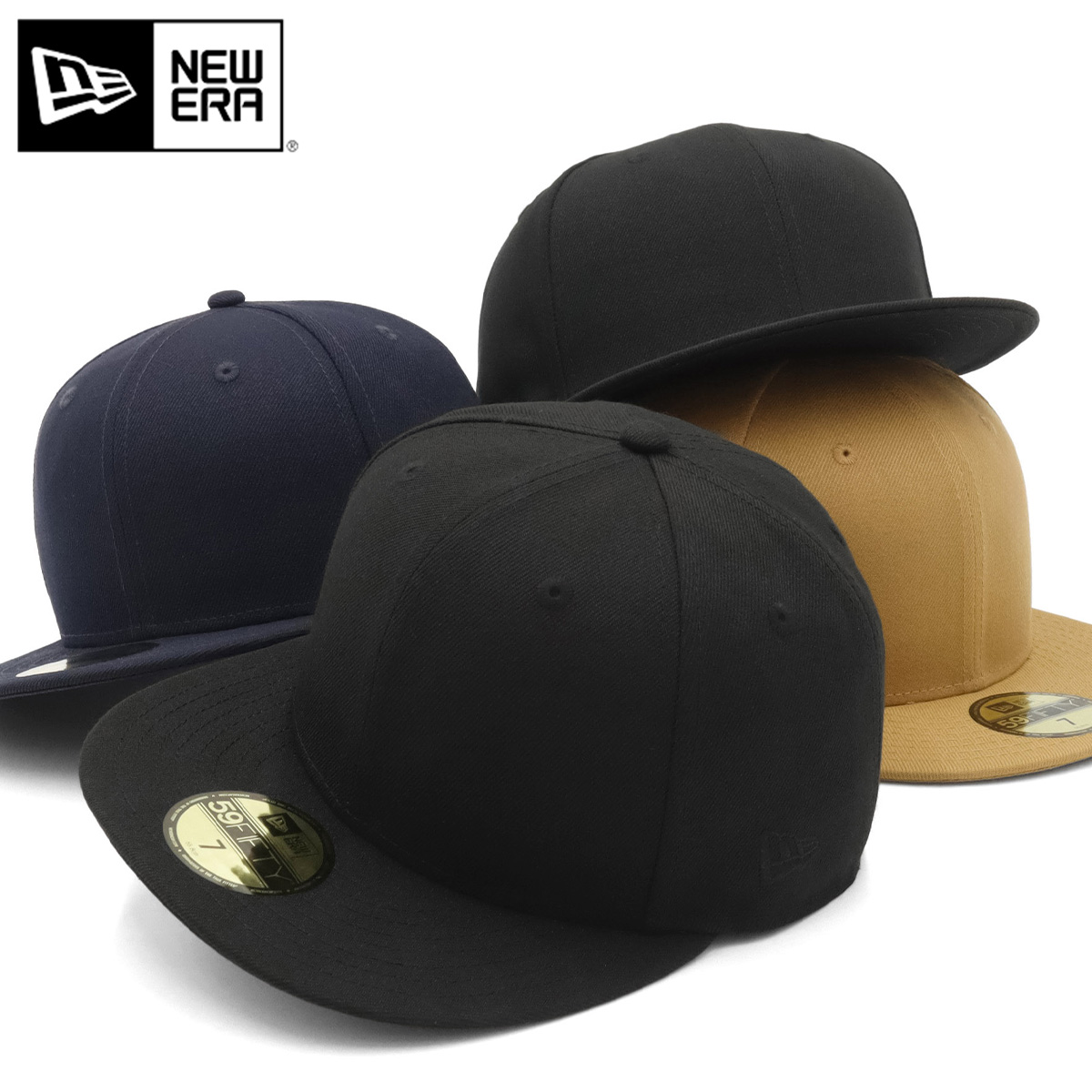 NEW ERA（ニューエラ） ニューエラキャップ 59FIFTY 無地 ベーシック