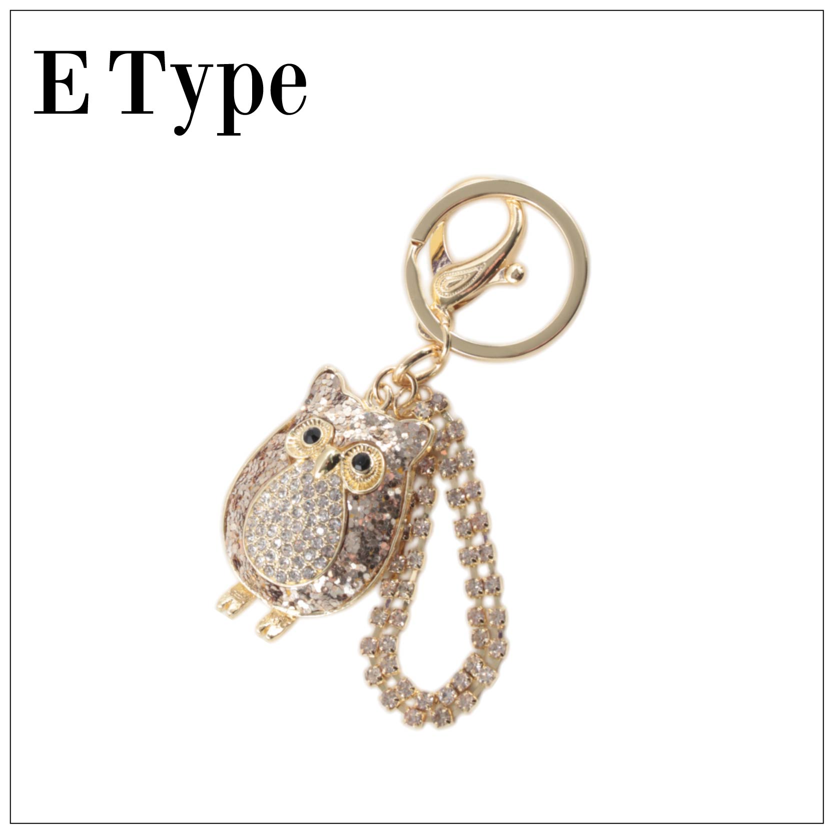 バッグチャーム アニマル ねこ カメ キーホルダー キラキラ シルバー