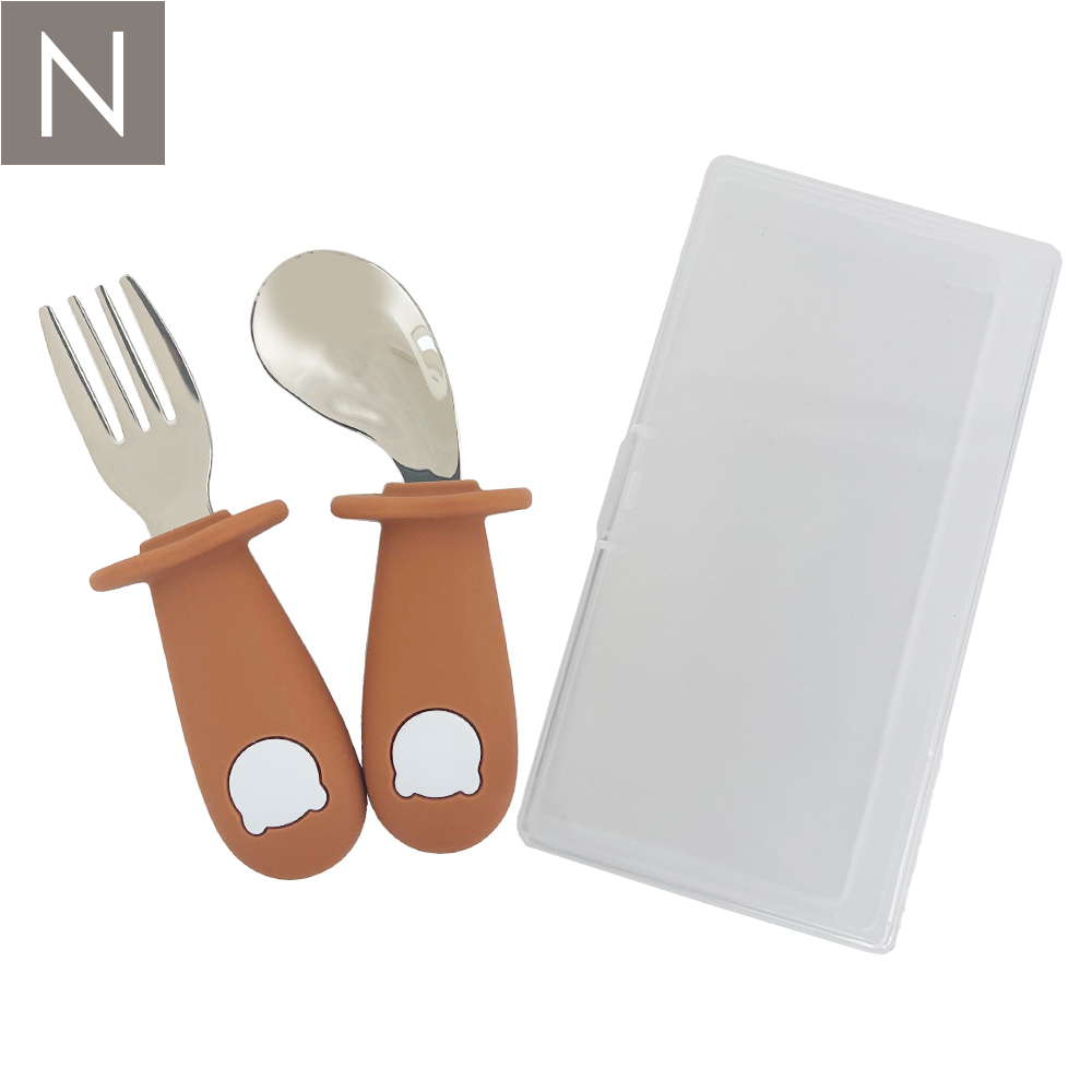 ケース付き】スプーン フォーク セット シリコン カトラリーセット