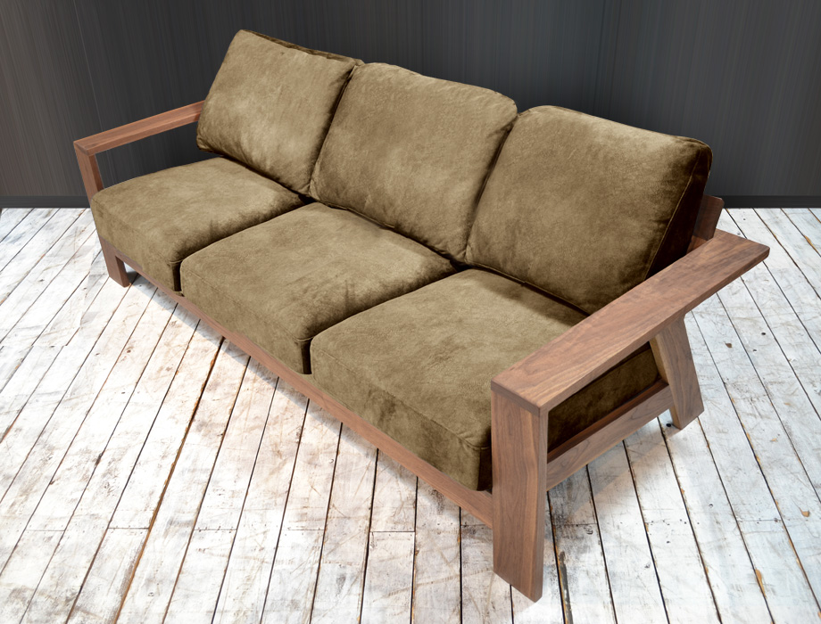 グレイス ウッドフレームソファー 3人掛 全8色 : 家具通販のコージー